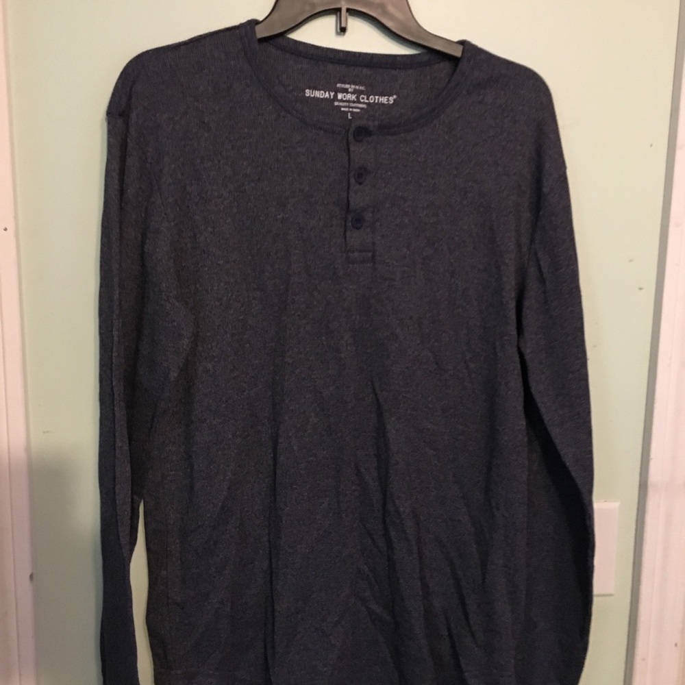 Men’s LG Sunday Work Clothes Three button sweater